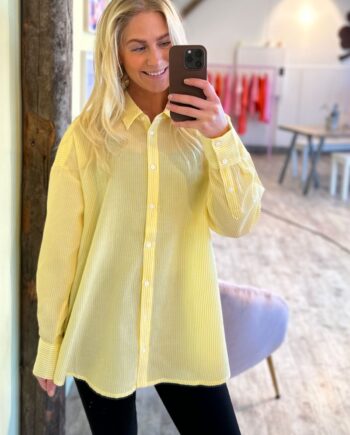 A view   Skjorte   Sonja Shirt   Yellow white