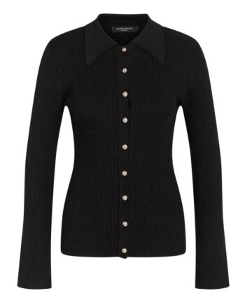 Bruuns Bazaar   Bluse   Anemonesbb Seyra Knit   Black