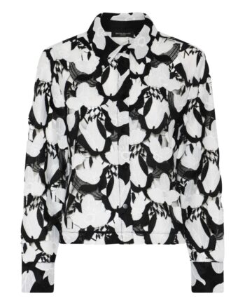 Bruuns Bazaar   Skjorte   Women Bellflowerbbferuze Shirt   Black white