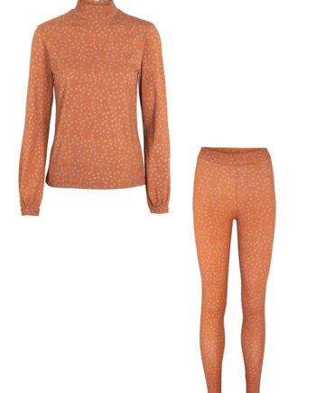 Lykke By Lykke Pakke Tilbud    elba Sæt I Brown  Brown