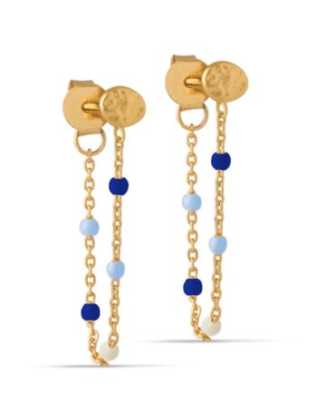 Enamel   øreringe   Earring Lola   Marine