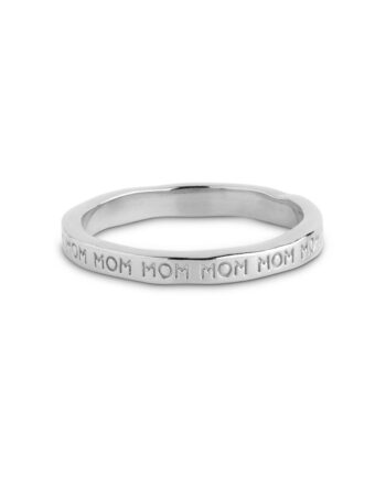 Enamel   Ring   Mom Ring   Silver