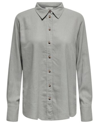 Jdy   Skjorte   Say L s Linen Loose Shirt   Wild Dove