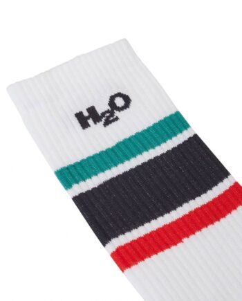 H o   Strømper   Crew Sock   White green red navy
