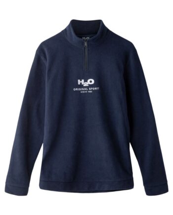 H o   Sweat   Blåvand Fleece Half Zip   Navy