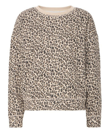 Ichi   Sweatshirt   Ix Merella Sw    Caribou Leo Print