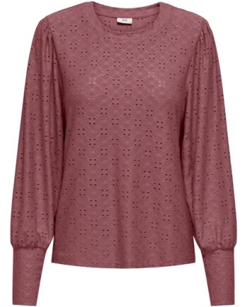 Jdy   Bluse   Jdy Cathinka L s Bellsleeve Top   Rose Brown