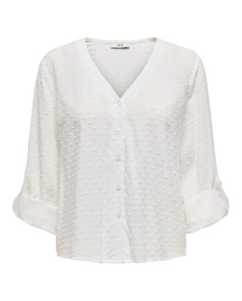 Jdy   Bluse   Diana Life   Dobby Shirt   Cloud Dancer