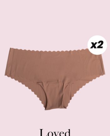 Loved By Lykke   Undertøj   Loved Panties  pack   Mocca