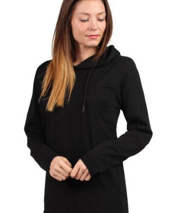 Lykke By Lykke   Bluse   Hooded Tee   Black