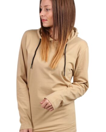 Lykke By Lykke   Bluse   Hooded Tee   Sand