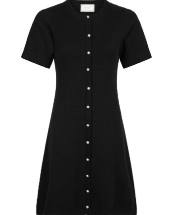 Neo Noir   Kjole   Elise Knit Dress   Black