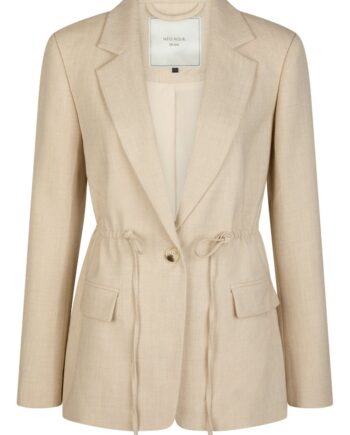 Neo Noir   Blazer   Jemmie Melange Blazer   Beige Melange