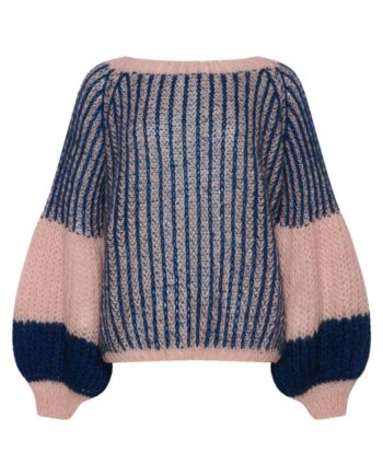 Noella   Strik   Liana Knit Sweater   Rose navy