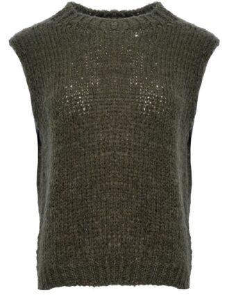 Noella   Vest   Kala Vest Wool       Army