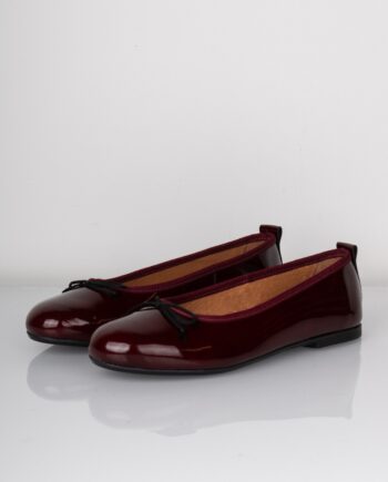 Pavement   Ballerina   Lucy Lu   Bordeaux Patent