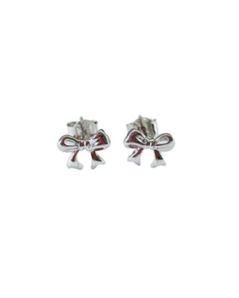 Pico   øreringe   Bow Petite Studs S   Silver