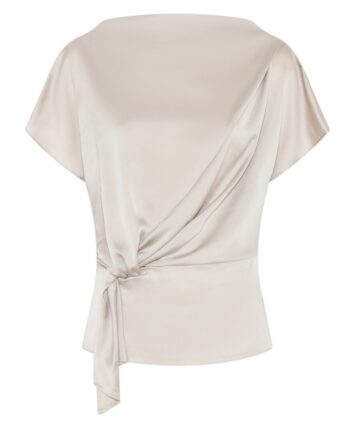 Bruuns Bazaar   Bluse   Women Acaciabbtinja Blouse   Silver Cloud  levering Midt Marts